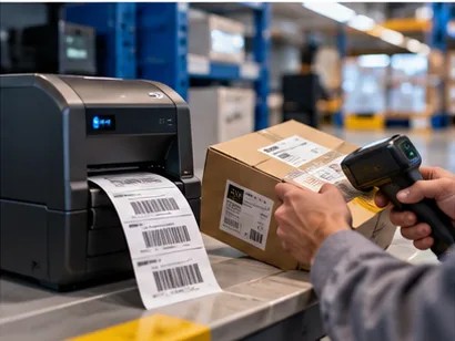 Labelprint direct bij het scanmoment