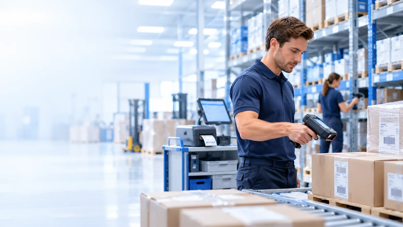 Scannen in magazijn en logistiek