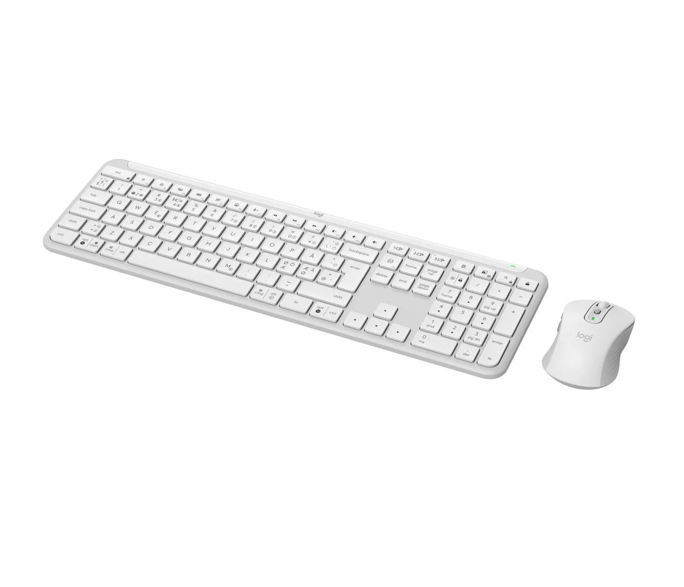 Logitech Signature Slim Combo MK950 toetsenbord- en muisset – Off-white – 920-012489