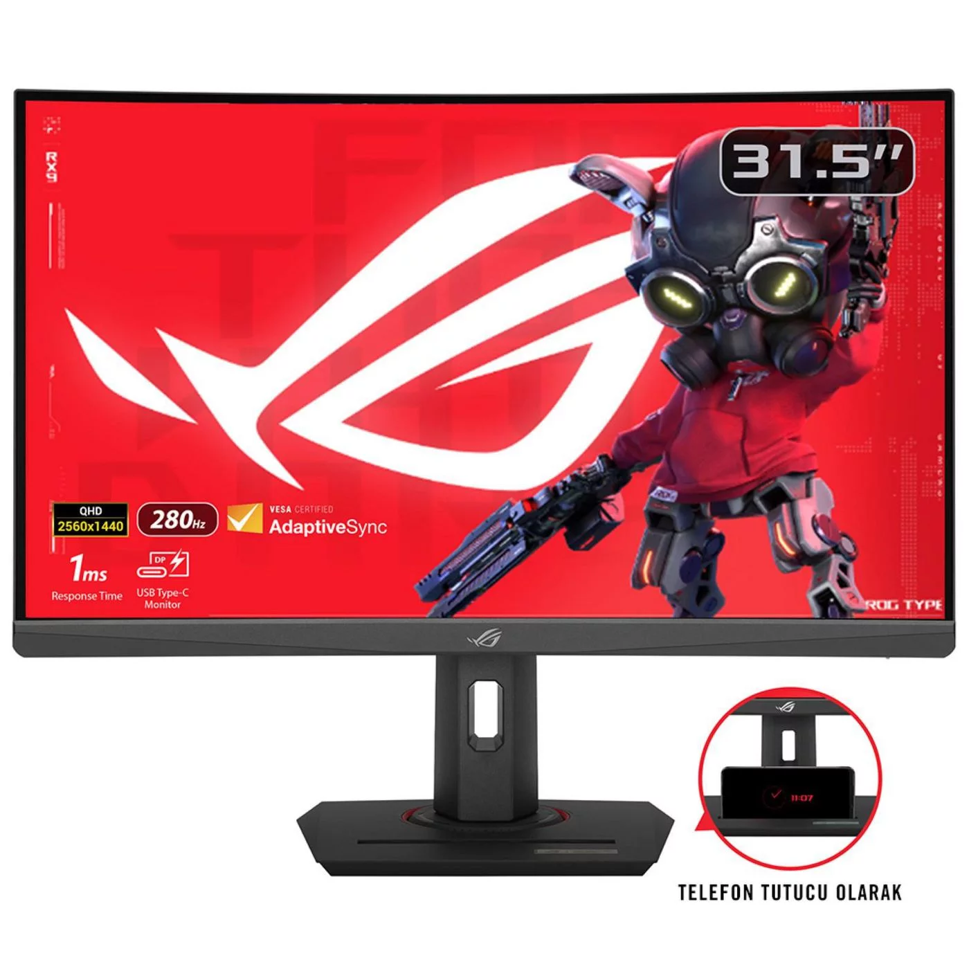 ASUS ROG Strix XG32WCMS gamingmonitor – 280 Hz – 90LM09X0-B01970