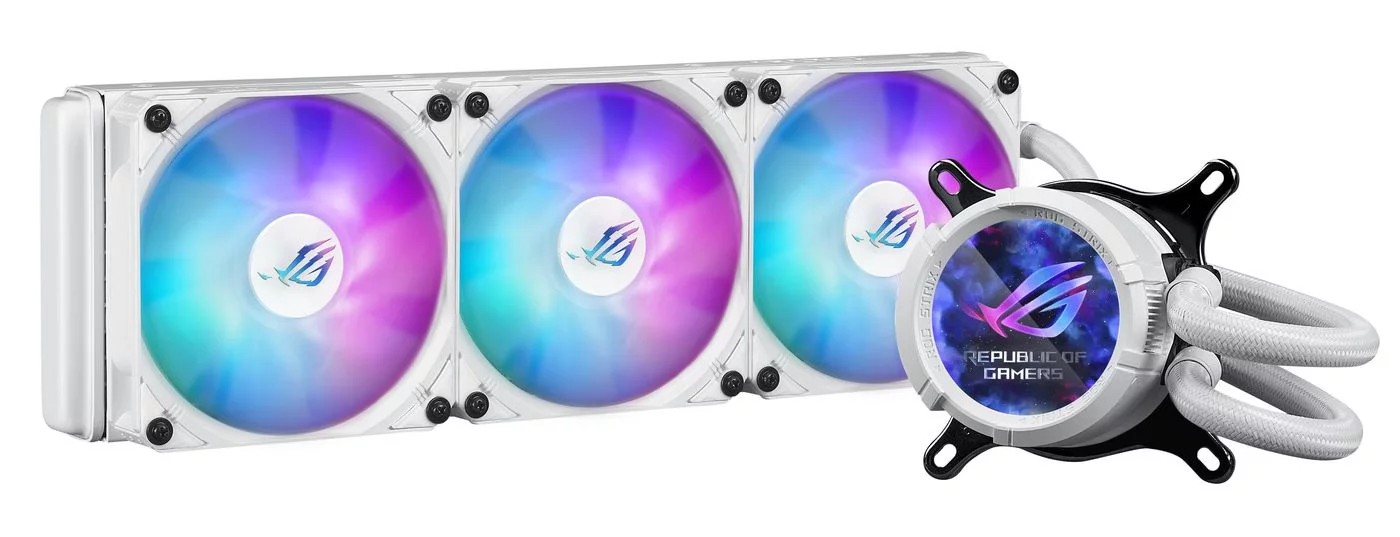 ASUS ROG Strix LC III 360 ARGB LCD White Edition CPU-waterkoeler – 2,1-inch IPS-lcd – 90RC00W2-M0UAY0