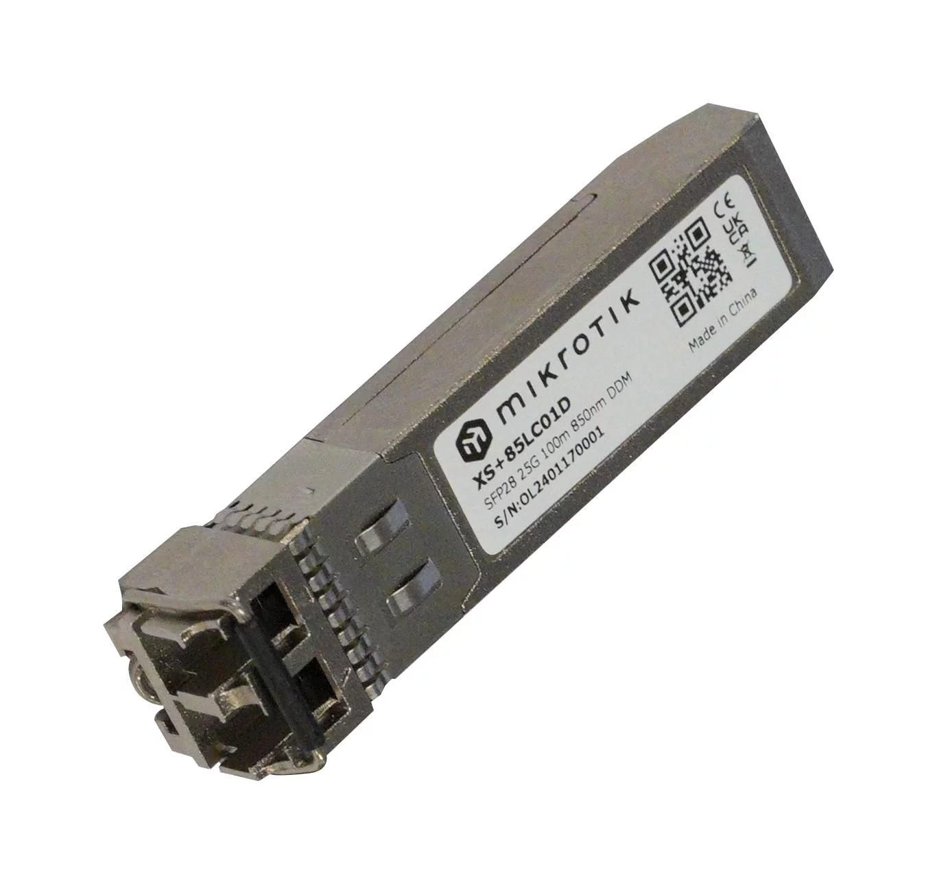 MikroTik SFP/SFP+/SFP28-multimodule – 25G tot 100 m – XS+85LC01D