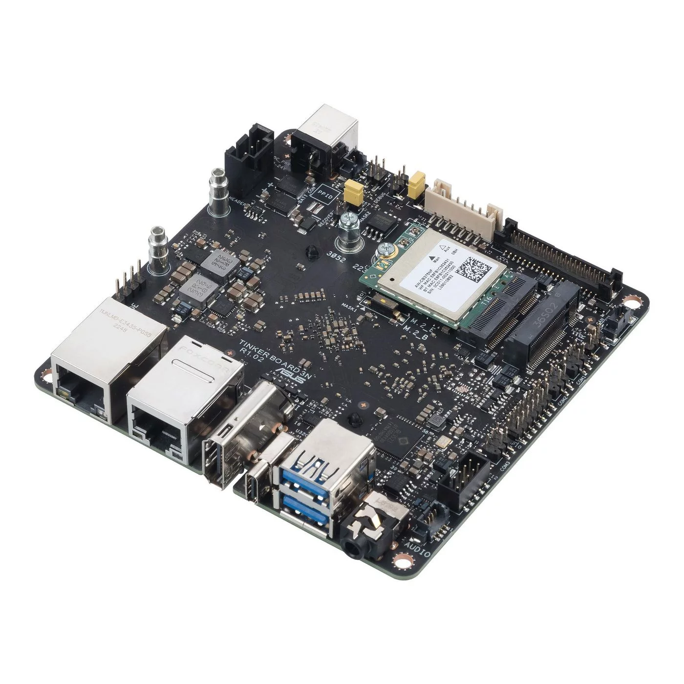 ASUS Tinker Board 3N ontwikkelbord – 4 GB RAM en 32 GB eMMC – 90ME06K1-M0EAY0