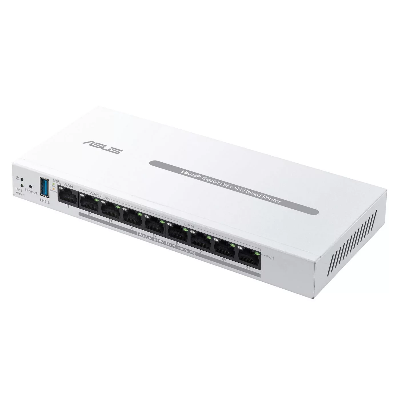 ASUS ExpertWiFi EBG19P bekabelde router – 8 PoE+-poorten – 90IG08C0-MO3B00