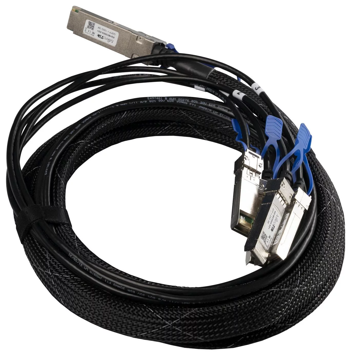 MikroTik QSFP28-break-outkabel – 4×SFP28, 3 m – XQ+BC0003-XS+