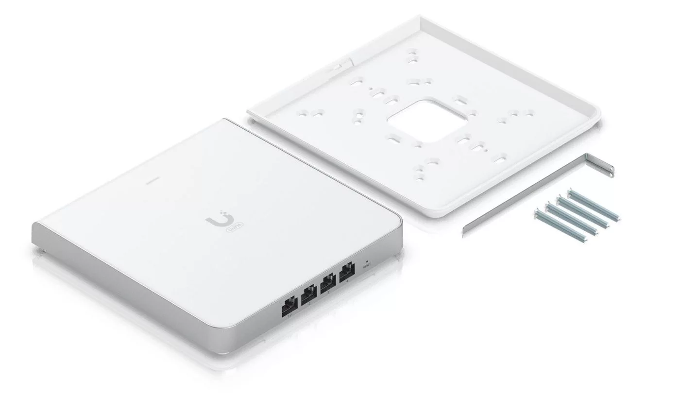 Ubiquiti U6 Enterprise In-Wall WiFi-access point – WiFi 6E met 2,5GbE-uplink – U6-Enterprise-IW