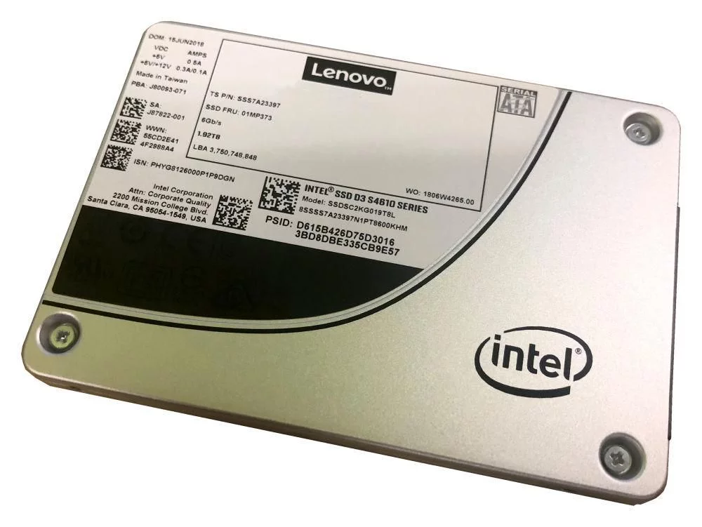 Lenovo ThinkSystem S4610 SSD – 480 GB SATA 6Gb hot-swap – 4XB7A13634-RFB