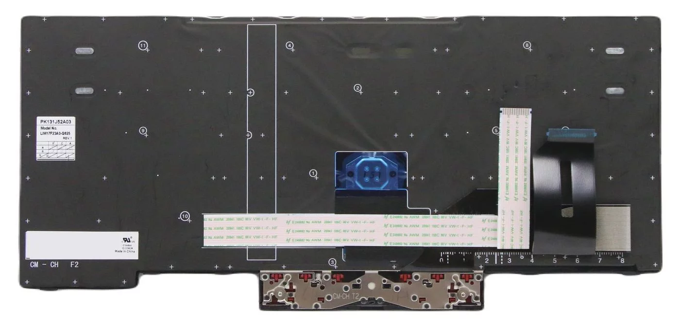 Lenovo ThinkPad T14 Gen 1 geïntegreerd toetsenbord – Duitse indeling met achtergrondverlichting – 5N20X70334