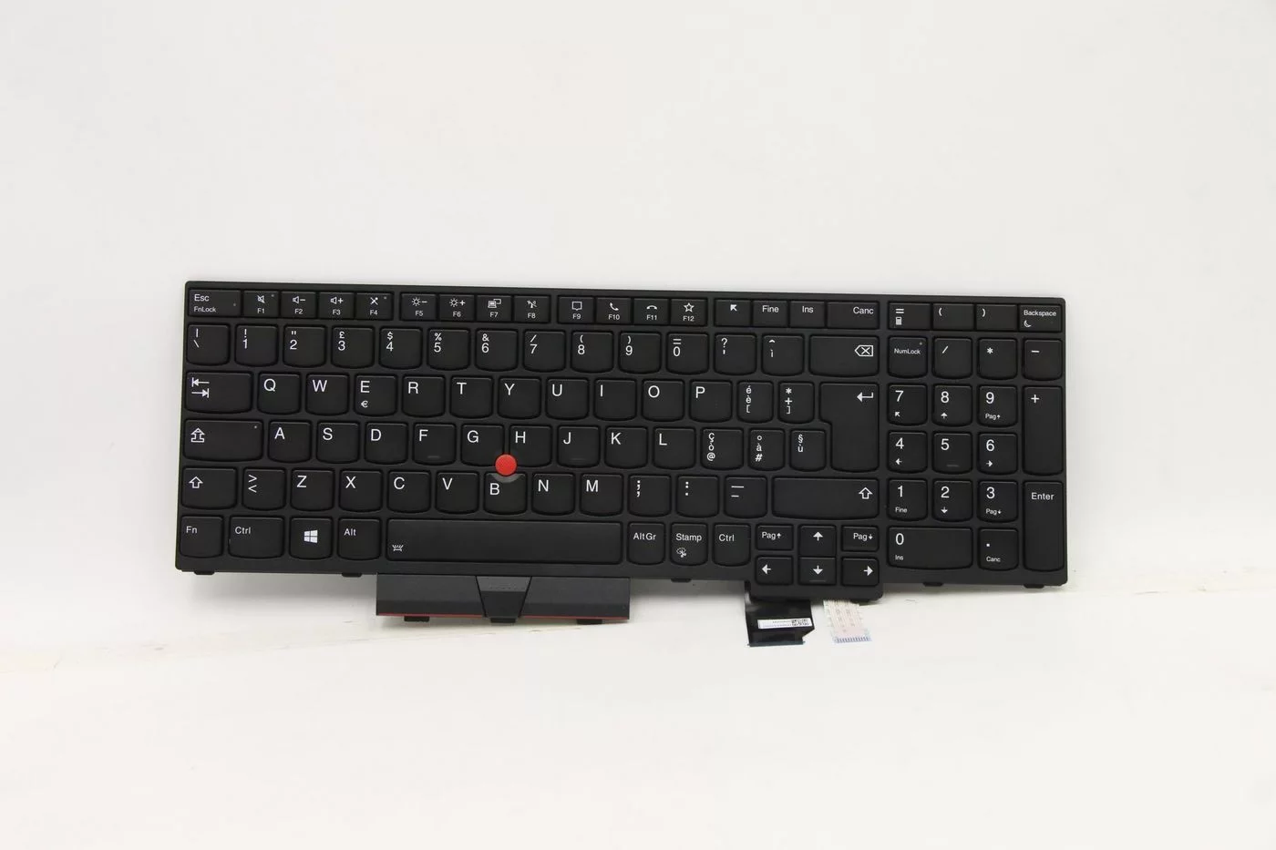Lenovo ThinkPad P15 Gen 1 toetsenbord – Italiaans, verlicht en numeriek – 5N20Z74838
