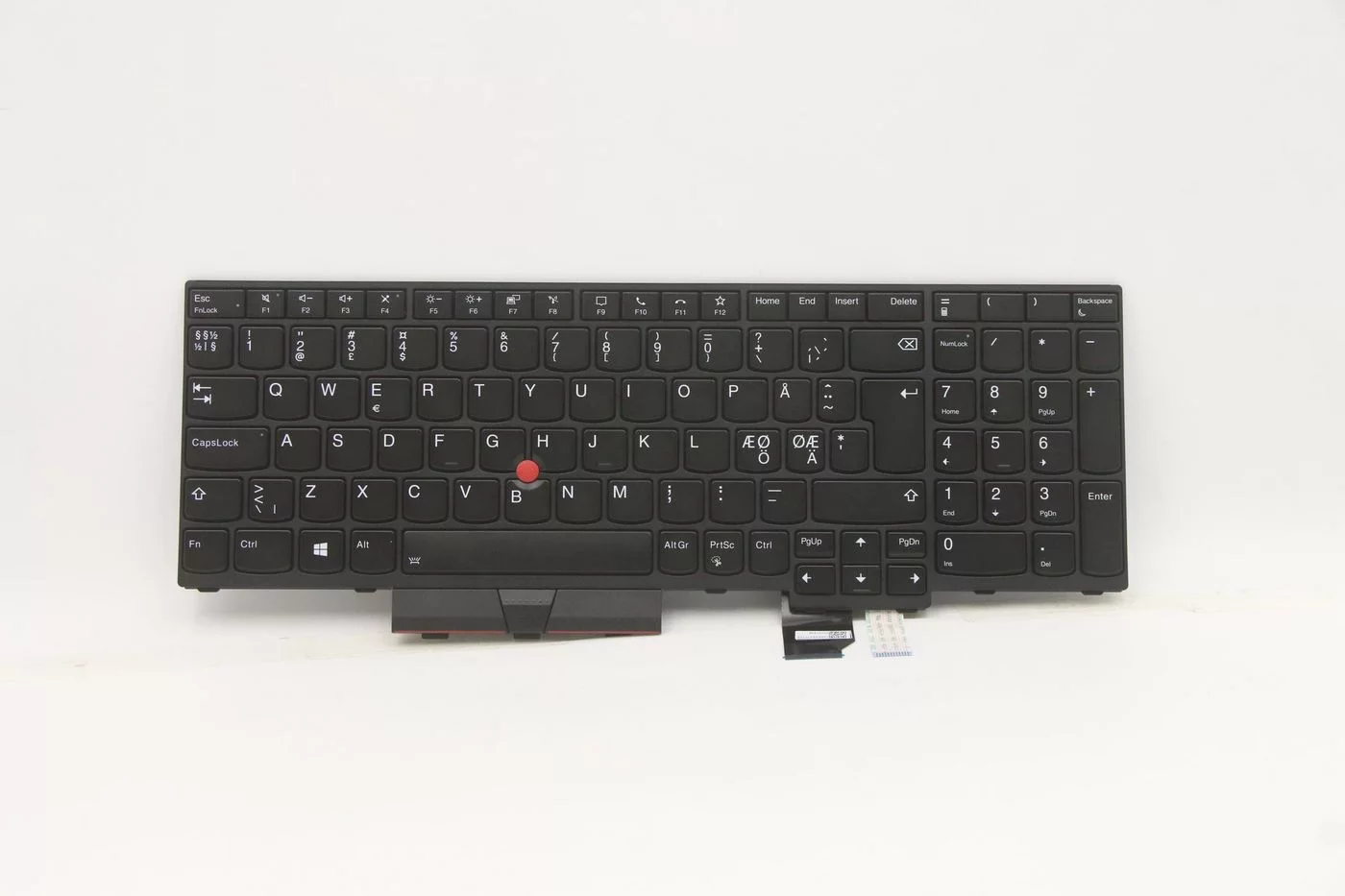 Lenovo ThinkPad P15 Gen 1 geïntegreerd toetsenbord – Nordic, verlicht, numeriek – 5N20Z74856