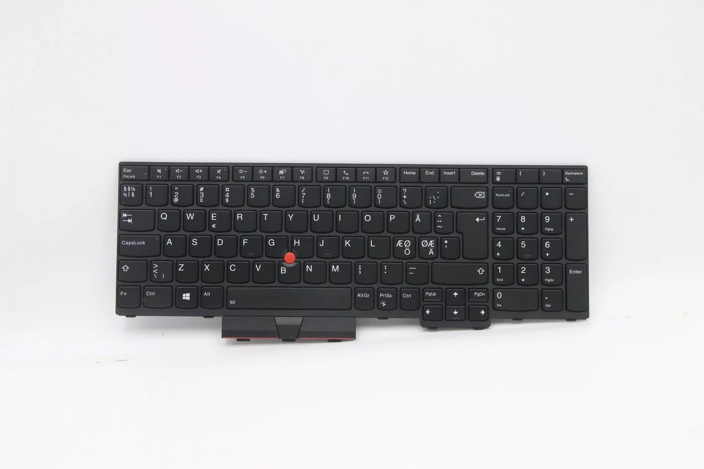 Lenovo ThinkPad P15 Gen 1 toetsenbord – Nordic-layout met numpad en verlichting – 5N20Z74819