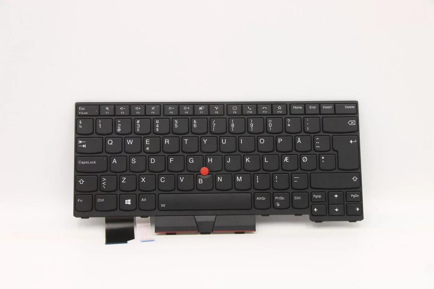 Lenovo ThinkPad L14 geïntegreerd toetsenbord – Deens QWERTY, verlicht – 5N20W67804