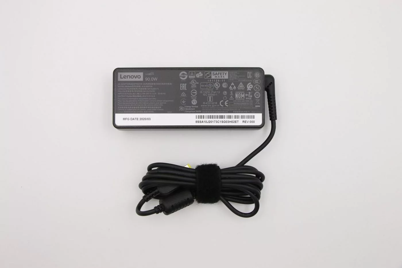 Lenovo 90W netadapter – Slim Tip, 20 V / 4,5 A – 5A10V03239