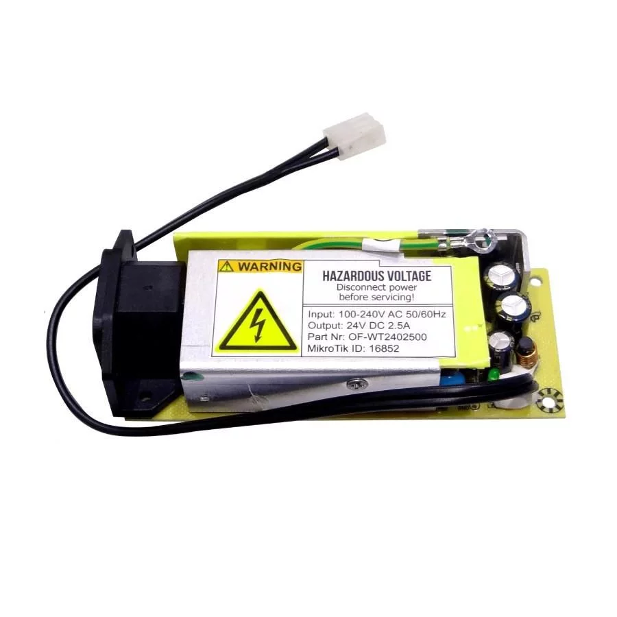 MikroTik interne voeding 24 V 2,5 A – 60 W – 24V2APOW