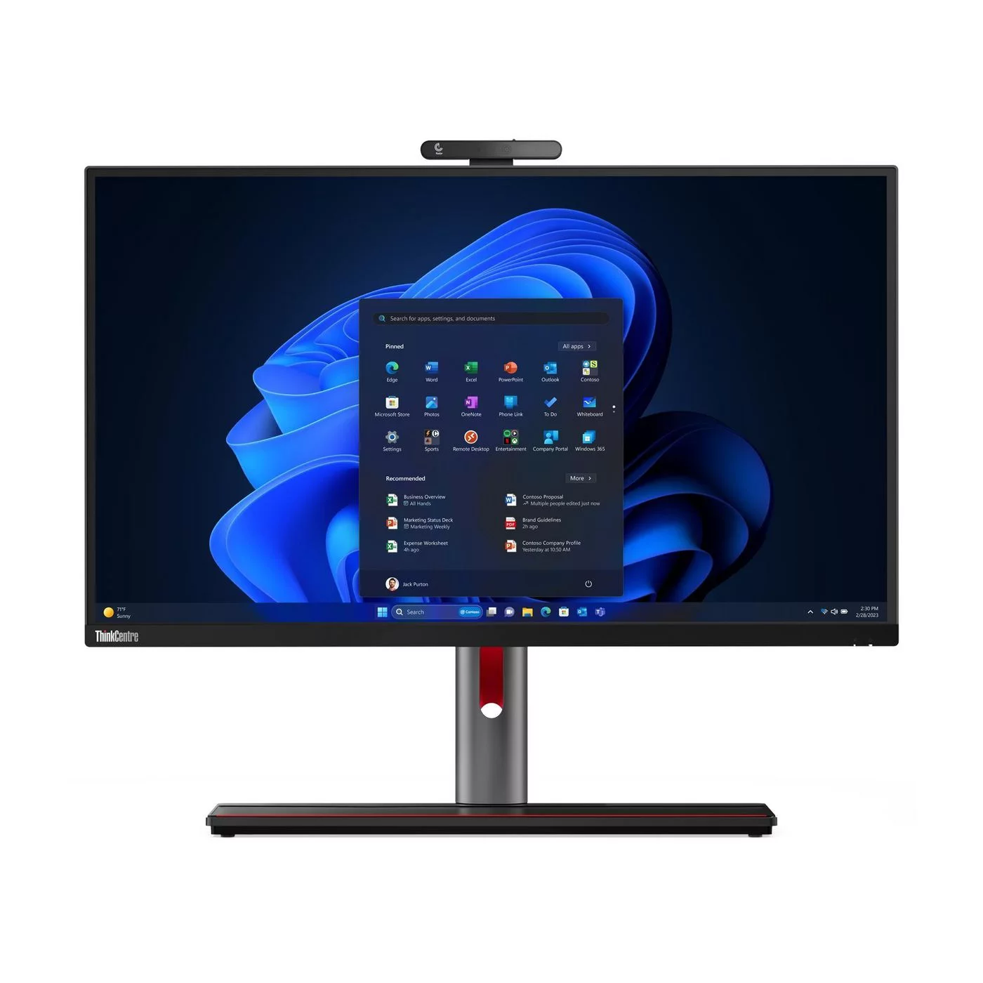 Lenovo ThinkCentre M90a Pro Gen 4 all-in-one pc – 27 inch QHD – 12JN0002GE