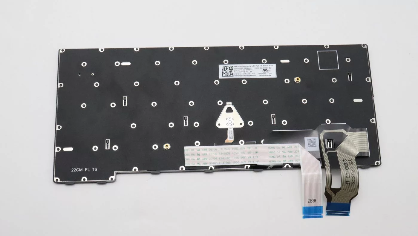 Lenovo CS22 geïntegreerd notebooktoetsenbord – Zwitserse Franse indeling, verlicht – 5N21D67993