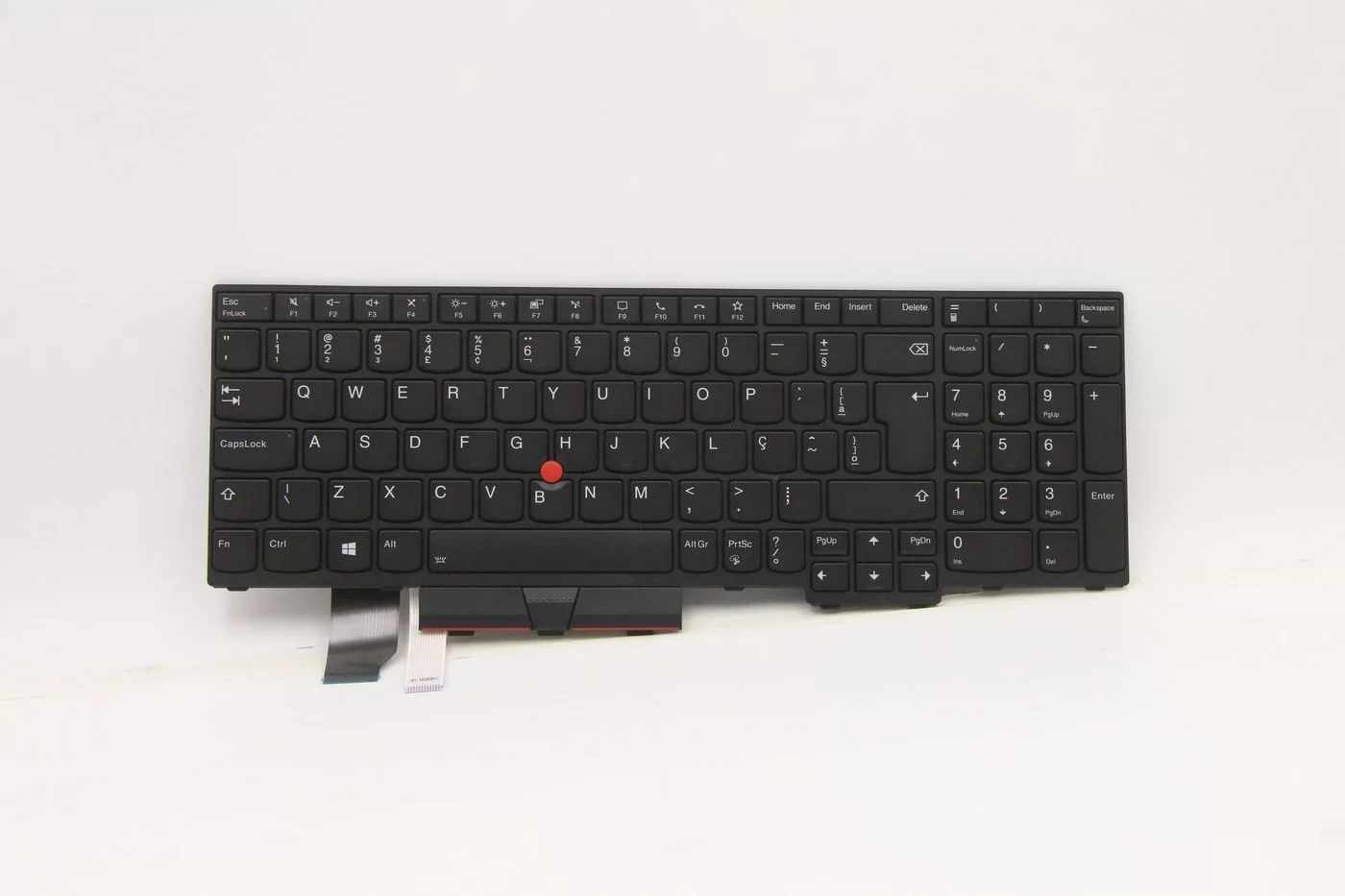 Lenovo ThinkPad L15 geïntegreerd toetsenbord – Braziliaans-Portugese indeling met numpad – 5N20W68293