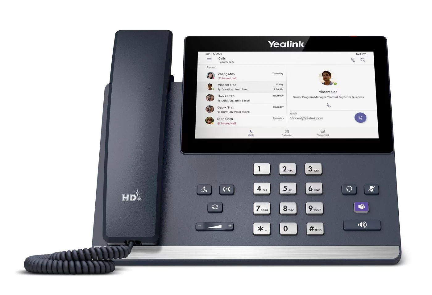 Yealink MP56 Teams IP-telefoon – 7-inch touchscreen en PoE – MP56-TEAMS