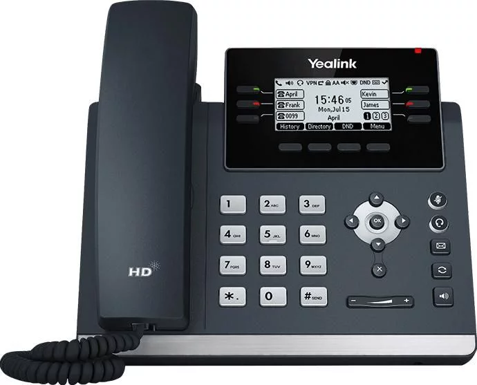 Yealink T42U IP-telefoon – PoE en Gigabit Ethernet – 1301201