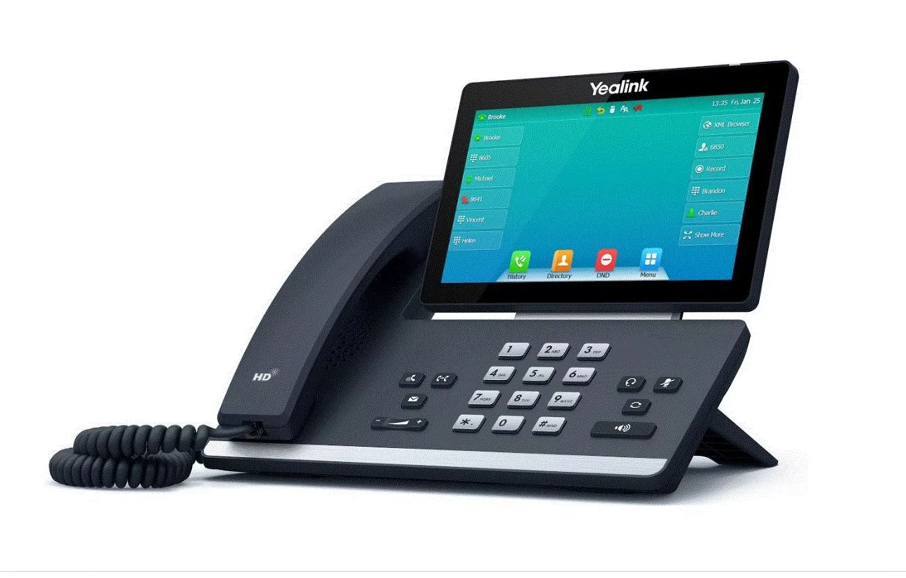 Yealink SIP-T57W IP-telefoon – 7-inch touchscreen, wifi en Bluetooth – 1301089