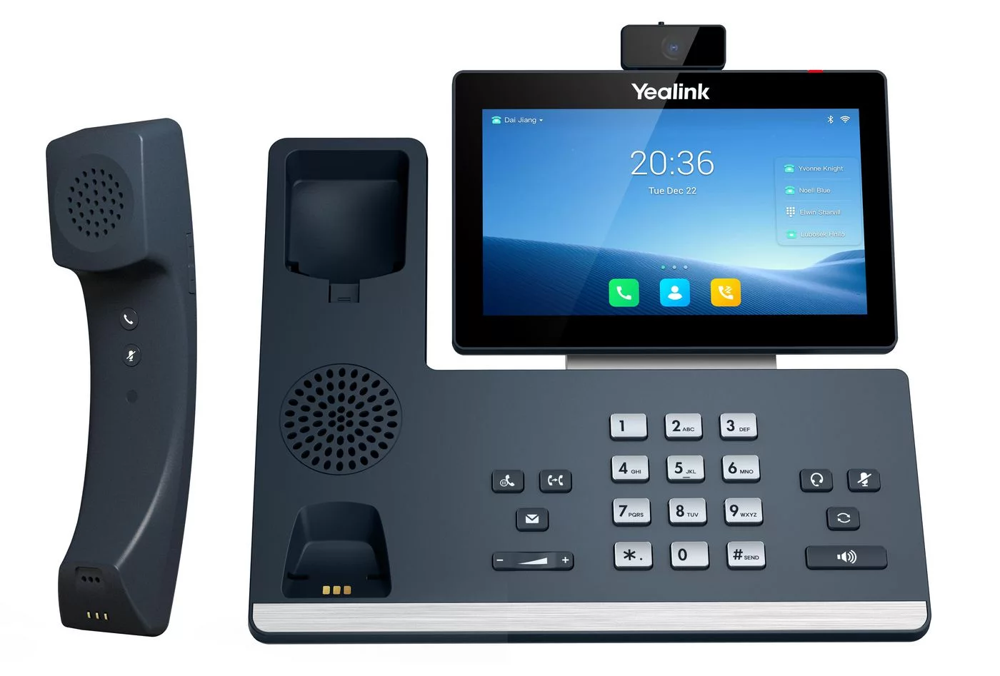 Yealink SIP-T58W Pro IP-telefoon – camera en Bluetooth-handset – 1201606