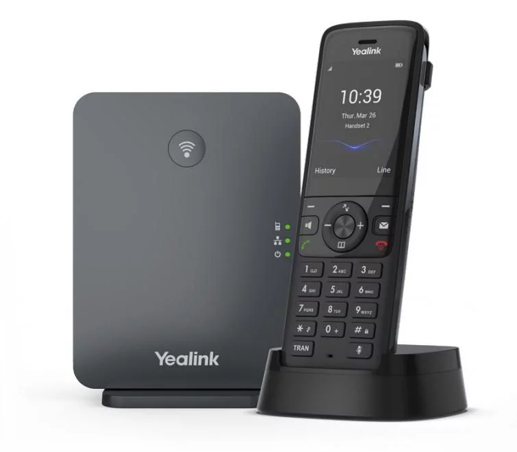 Yealink W78P SIP DECT-telefoonsysteem – 20 gelijktijdige gesprekken – 1302026