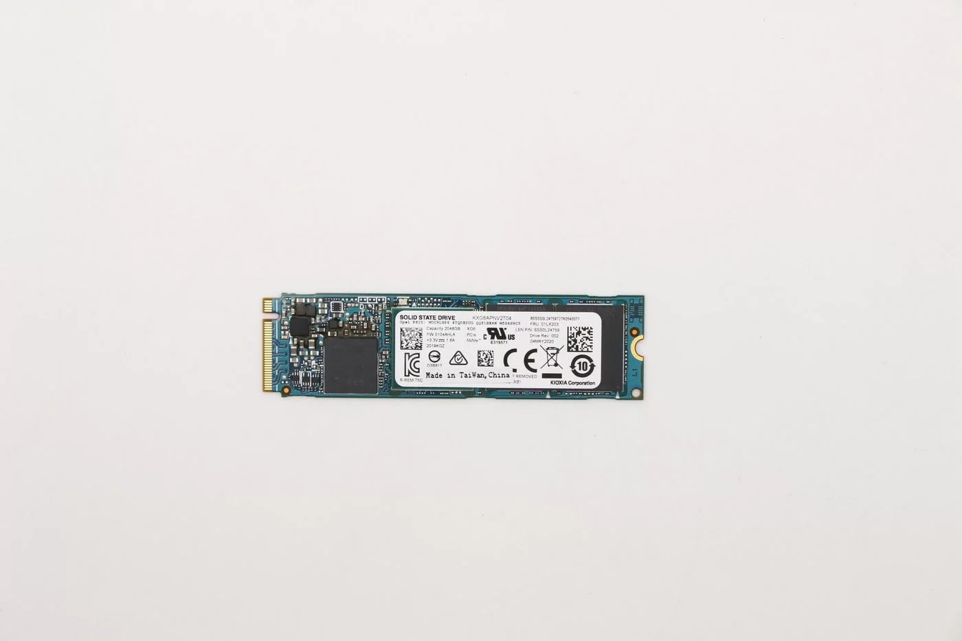 Lenovo 2TB M.2 2280 NVMe SSD – PCIe 3.0 x4 – 01LX203-RFB