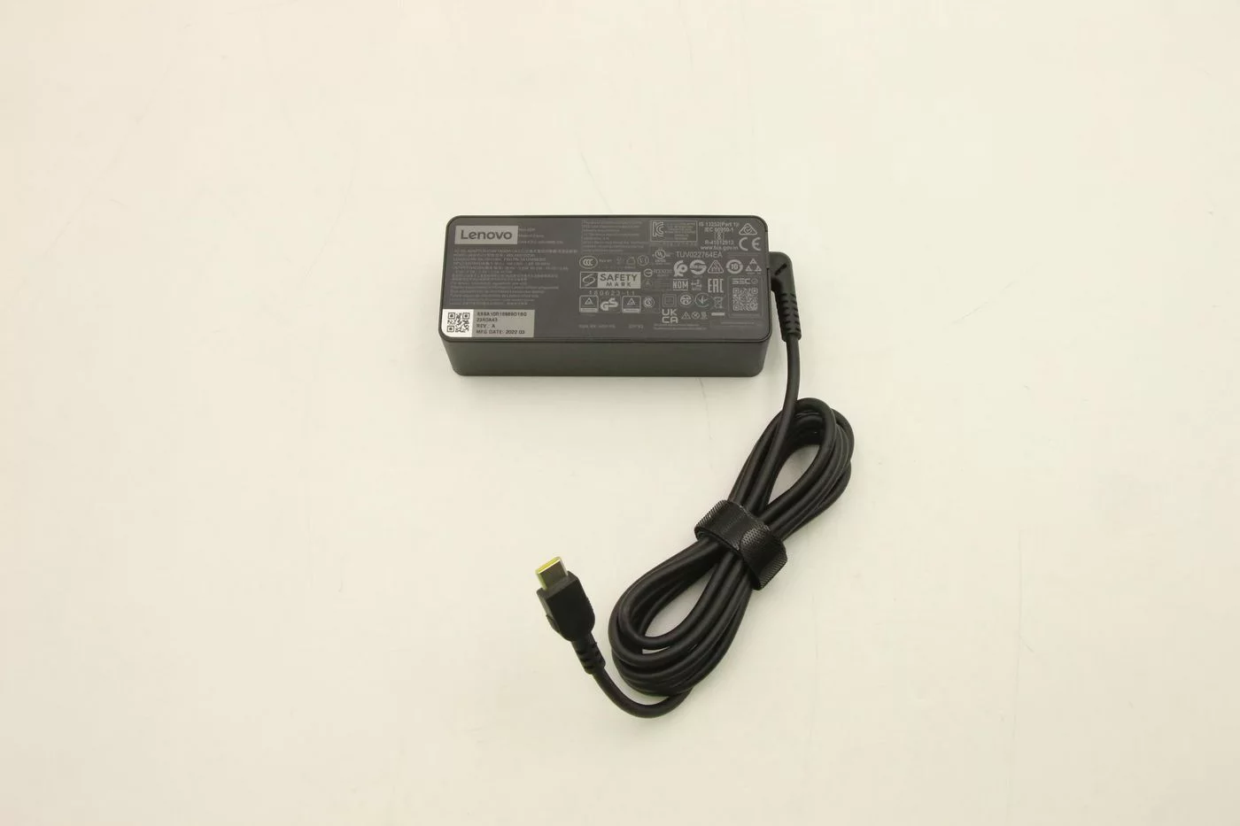 Lenovo 65W USB-C-netadapter – EU-stekker – 5A11U51538