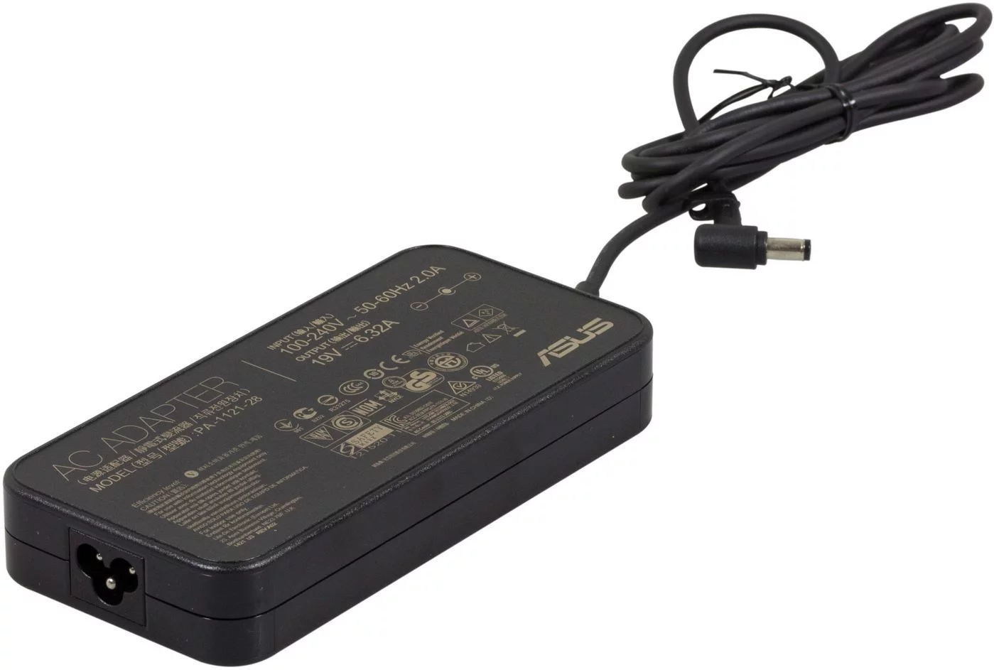 ASUS 120W notebookadapter – 19 V met 5,5 x 2,5 mm haakse DC-stekker – 0A001-00060400
