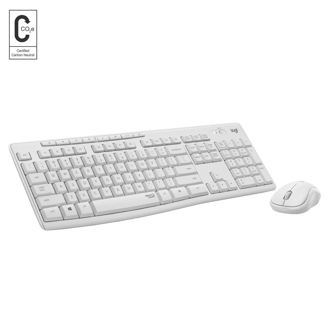 Logitech MK295 draadloze toetsenbord- en muiscombinatie – SilentTouch, Swiss QWERTZ – 920-009872