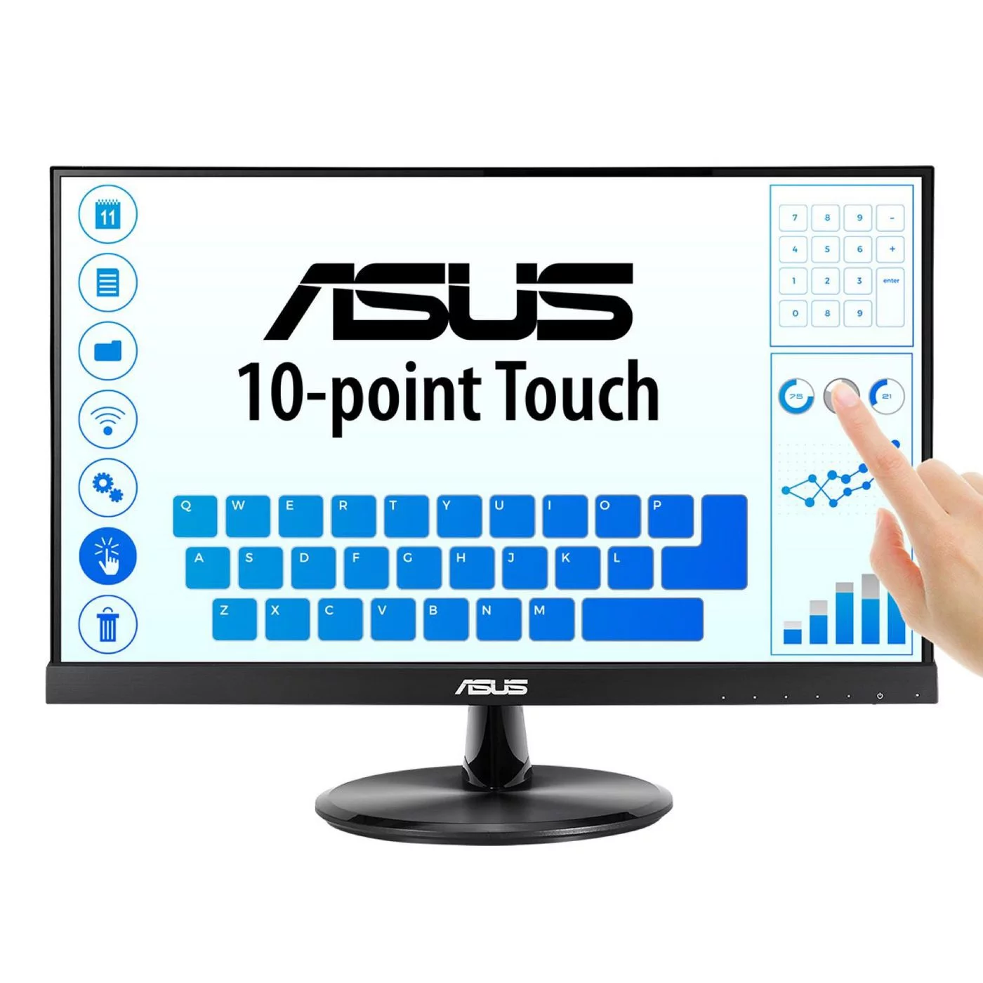 ASUS VT229H touchscreenmonitor – 21,5 inch Full HD IPS – 90LM0490-B02170
