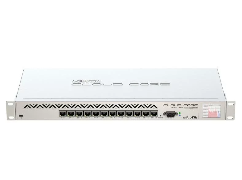 MikroTik Cloud Core Router – 12× Gigabit Ethernet – CCR1016-12G