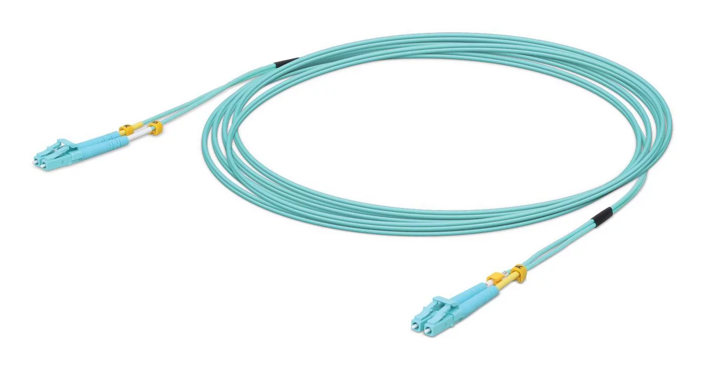 Ubiquiti OM3 Duplex LC-glasvezelpatchkabel – 5 m – UACC-OFC-MM-5M