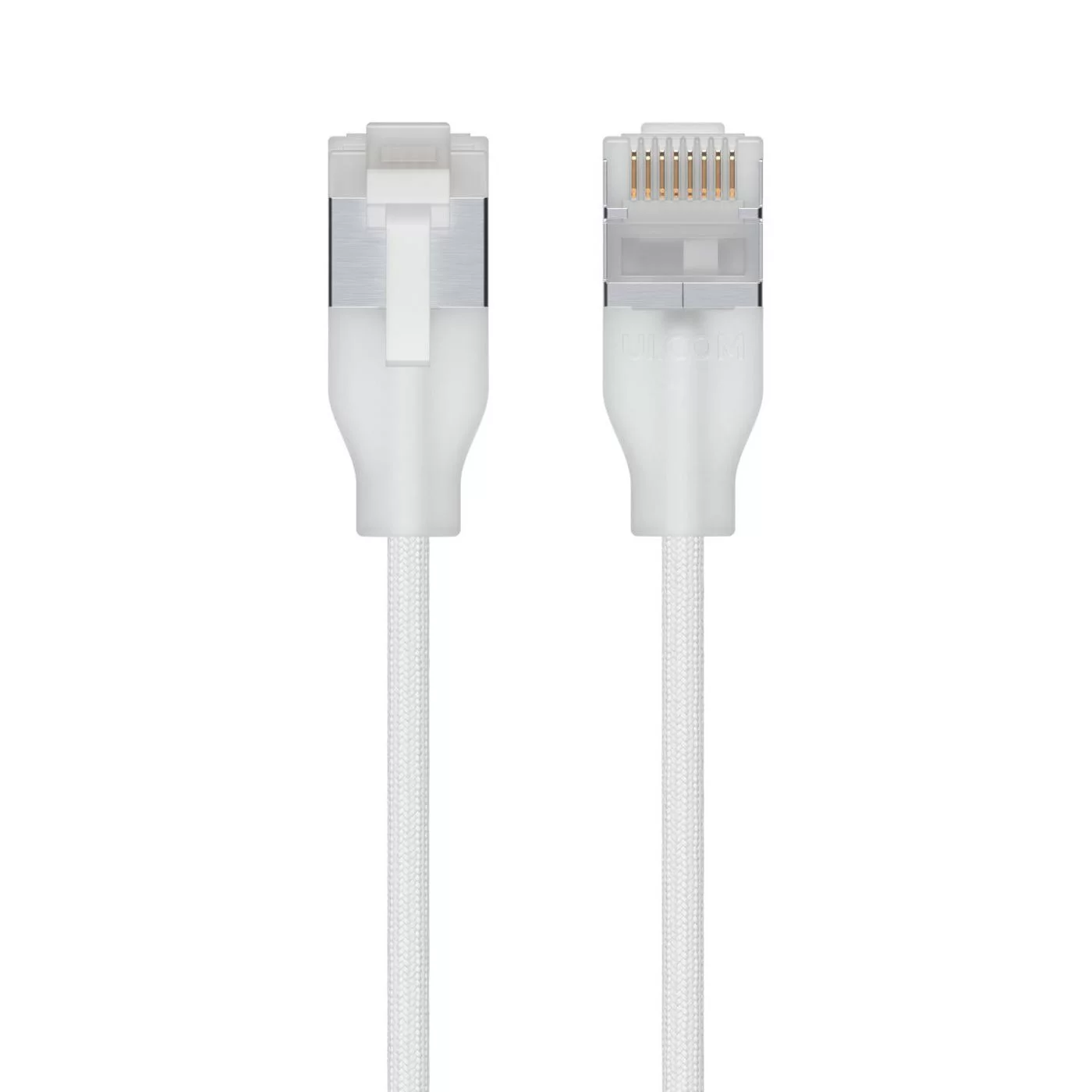 Ubiquiti UniFi Premium Patch Cable Cat6A – 0,3 m, wit, 10G – UACC-CABLE-PATCH-EL-C6A-0.3M-W