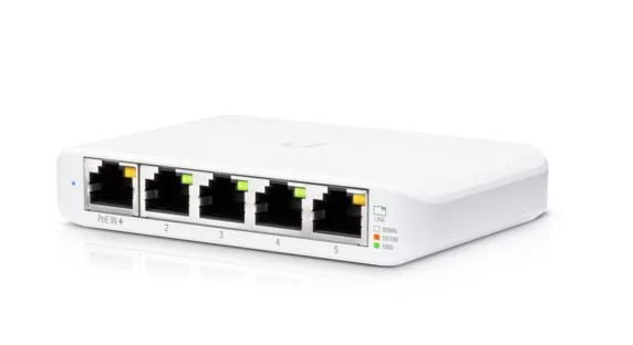 Ubiquiti UniFi Flex Mini netwerkswitch 3-pack – 5-poorts gigabit – USW-FLEX-MINI-3