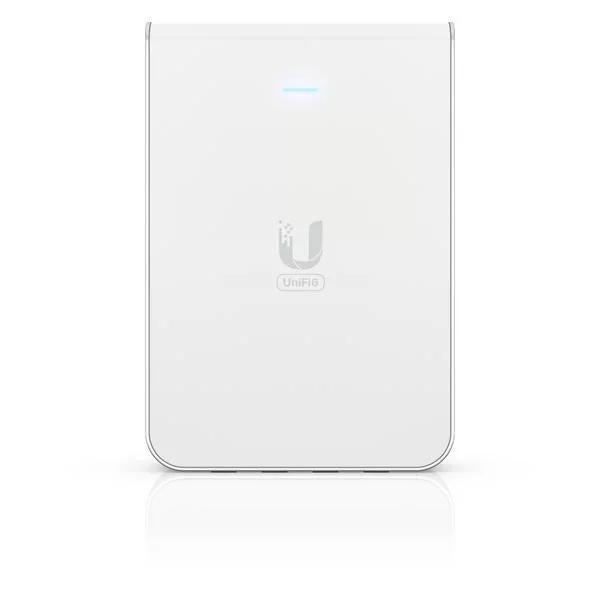 Ubiquiti UniFi In-Wall WiFi 6-accesspoint – geïntegreerde 4-poortsswitch – U6-IW
