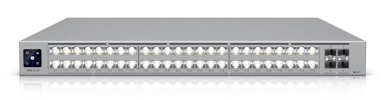 Ubiquiti Pro XG 48 netwerkswitch – 48 multi-gigabitpoorten – USW-PRO-XG-48