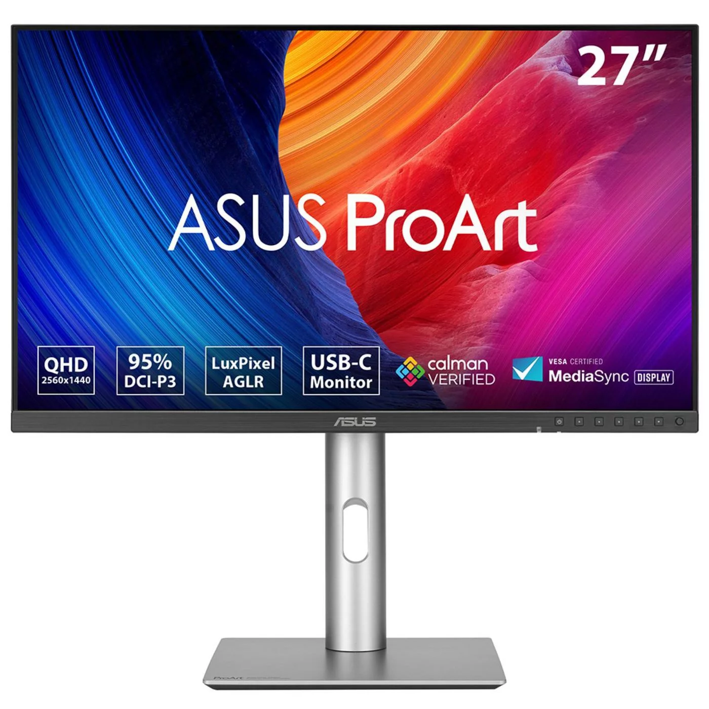 ASUS ProArt 27-inch QHD-monitor – IPS, USB-C 96 W – PA278CFRV