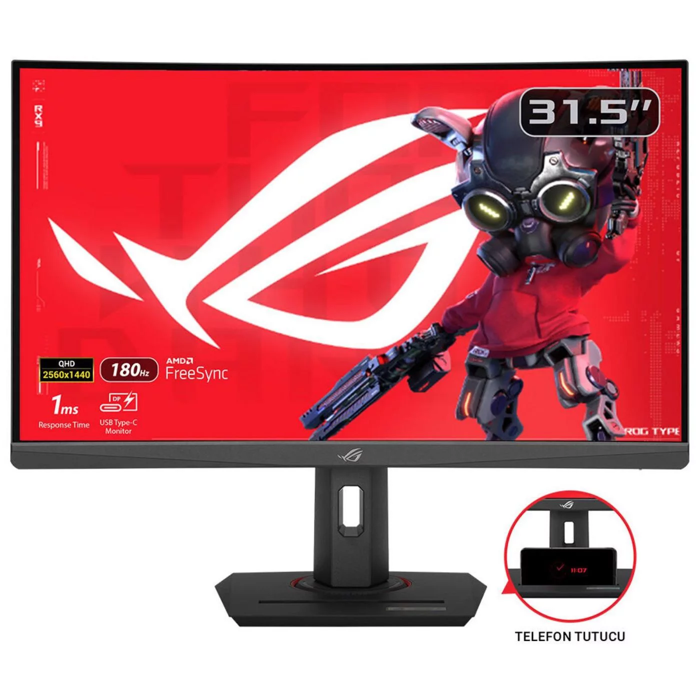 ASUS ROG Strix gamingmonitor – 31,5 inch QHD 180 Hz – XG32WCS