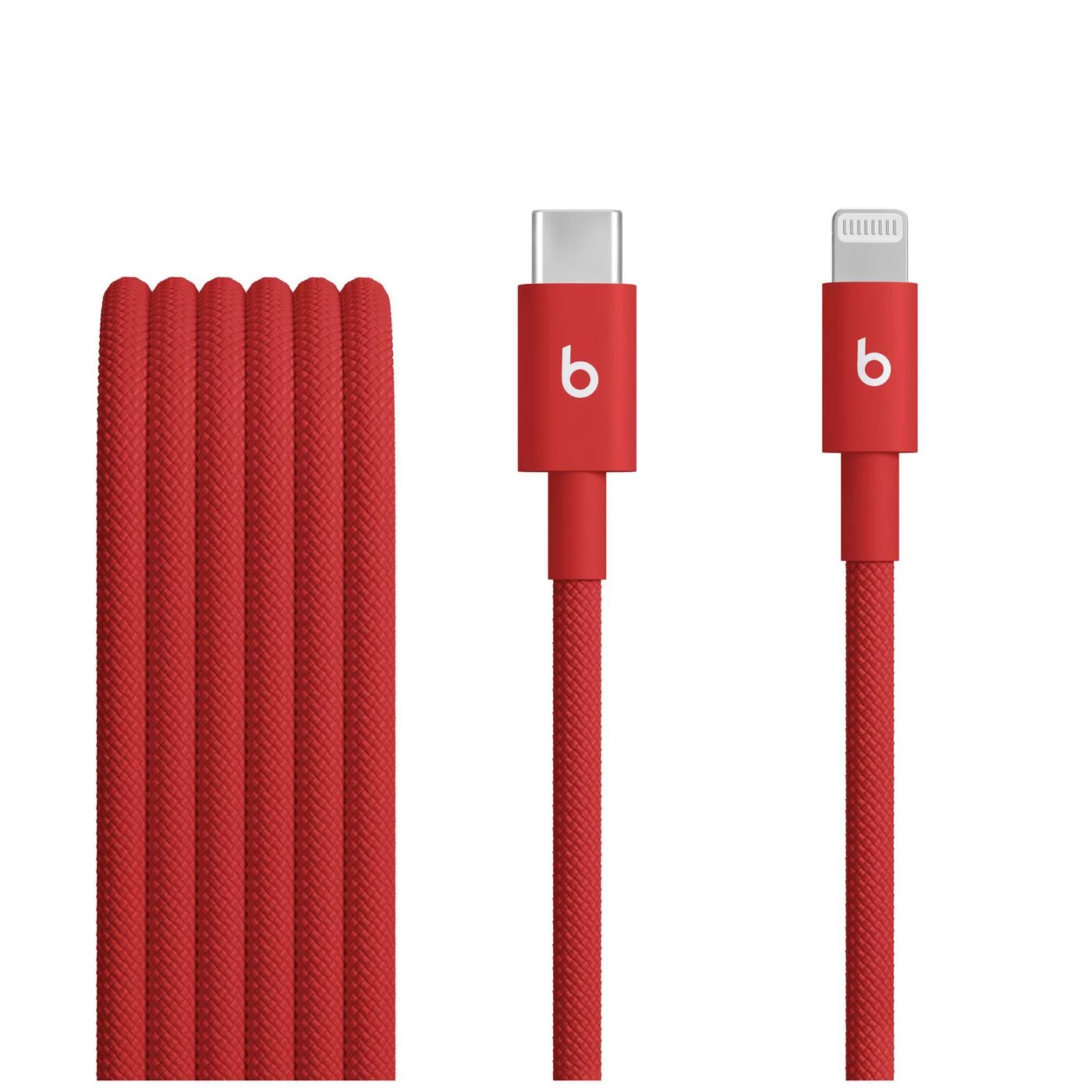 Apple Beats USB-C-naar-Lightning-kabel 1,5 m – geweven Rapid Red – MFEH4ZM/A