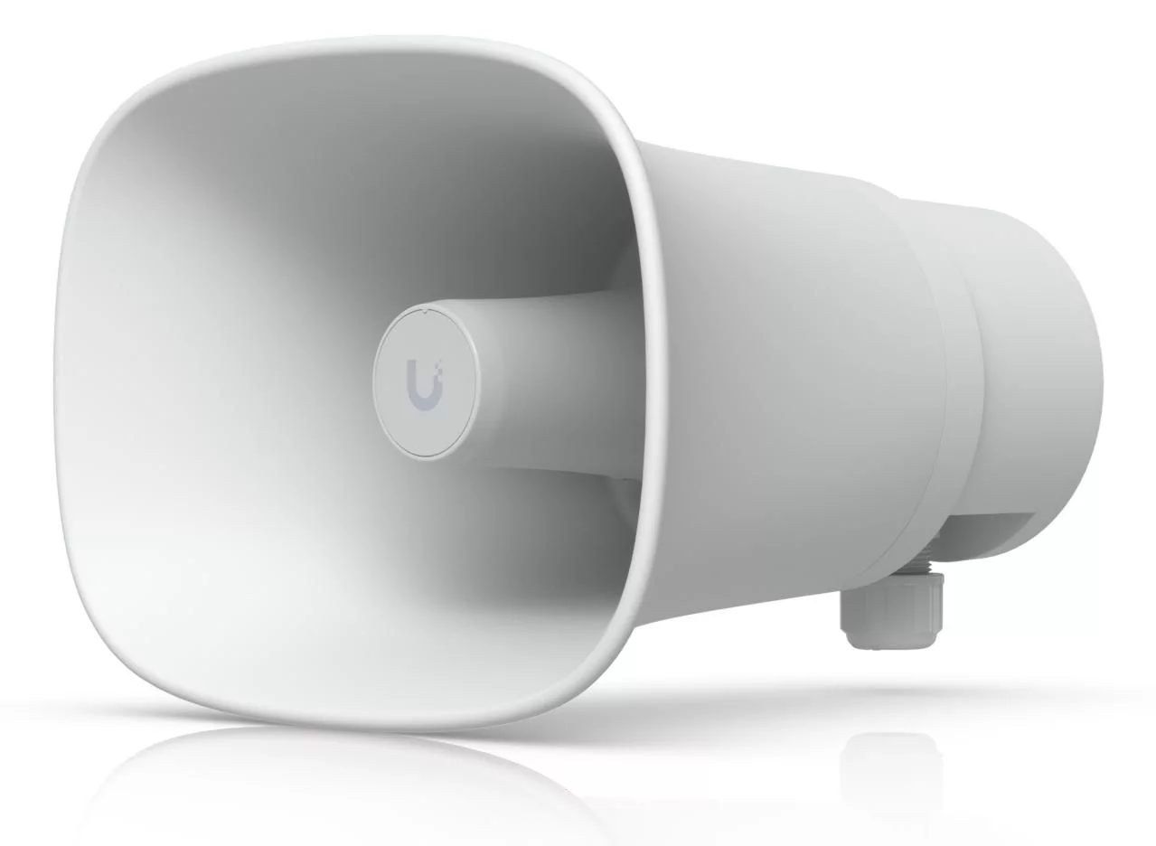 Ubiquiti UniFi AI Horn Speaker – 120 dB, wit – UP-AI-Horn-Speaker-W