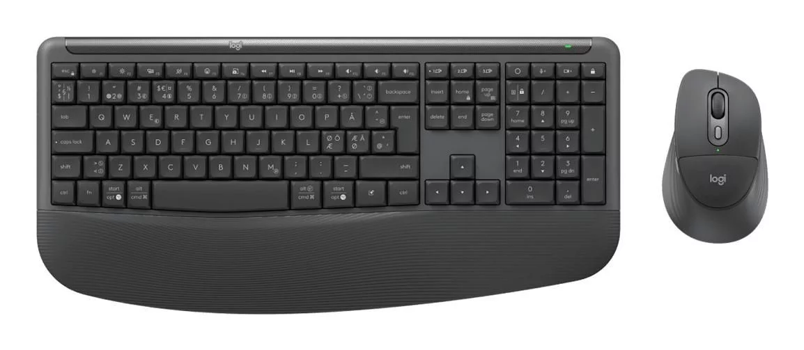 Logitech Signature Comfort Plus MK880 toetsenbord- en muisset – Grafiet, Engels internationaal QWERTY – 920-014051