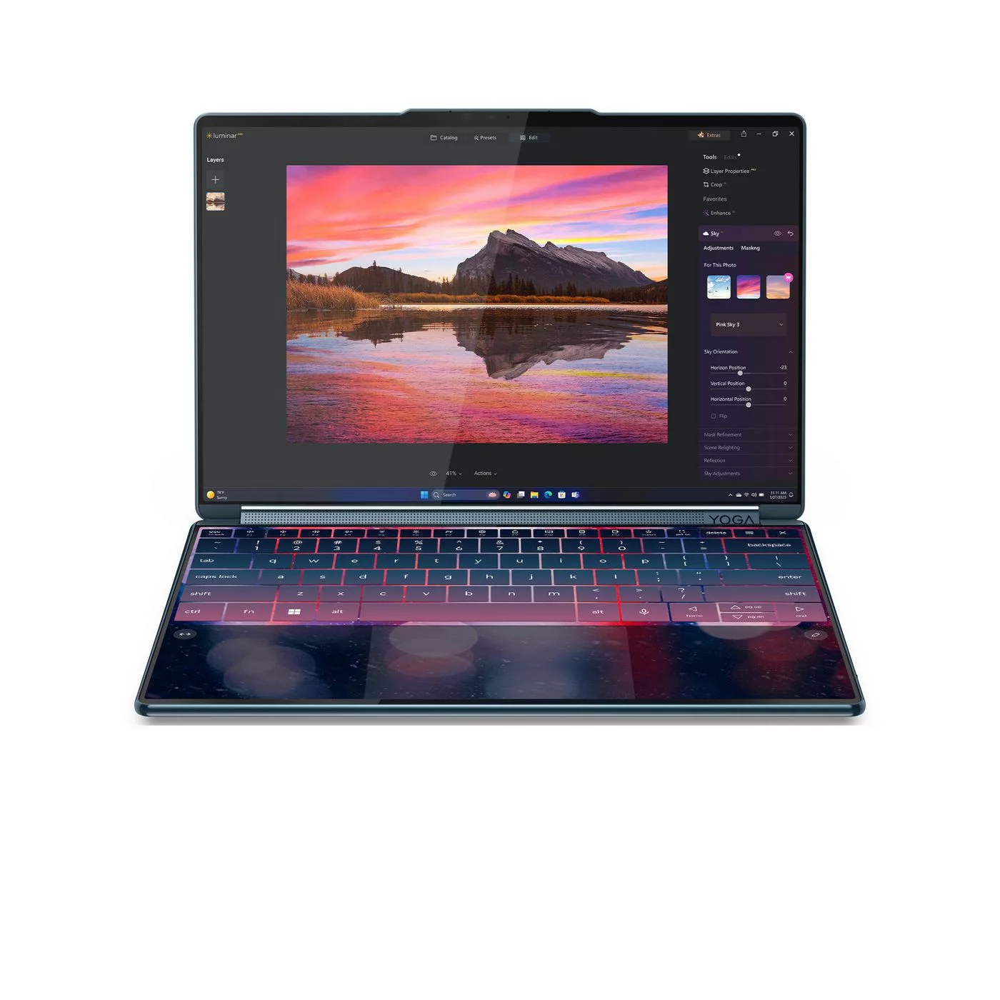 Lenovo Yoga Book 9i 14IAH10 2-in-1 laptop – dubbel OLED-touchscreen – 83KJ0042GE