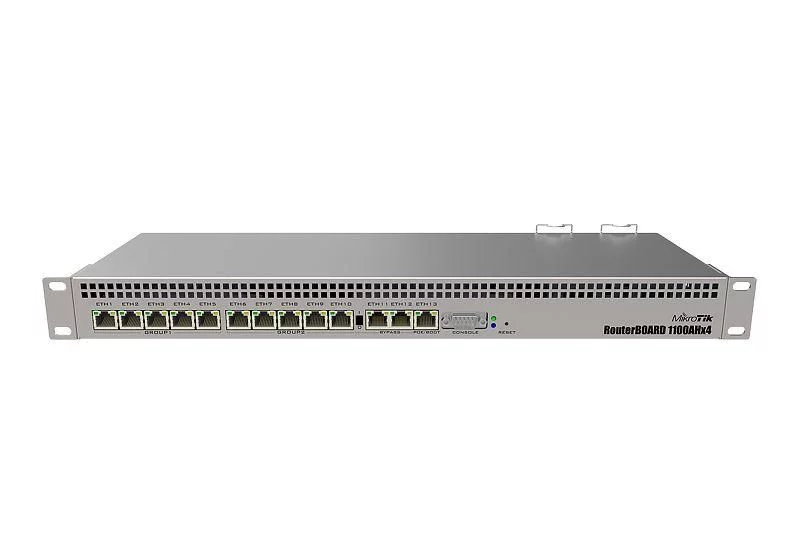 MikroTik RB1100AHx4 rackmount-router – 13 Gigabit Ethernet-poorten – RB1100x4