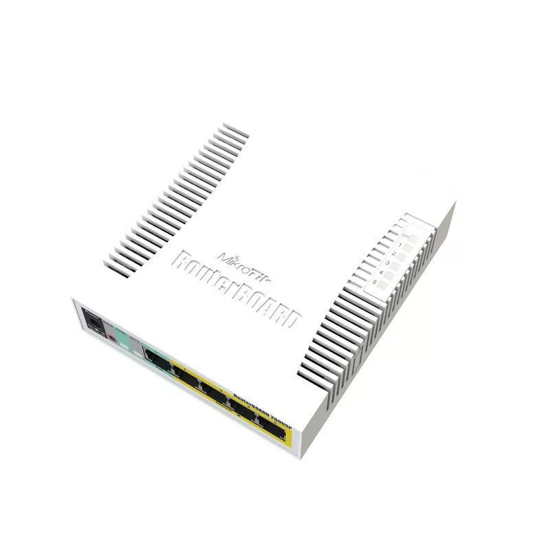 MikroTik RB260GSP netwerkswitch – 4× passieve PoE-uitgang – RB260GSP