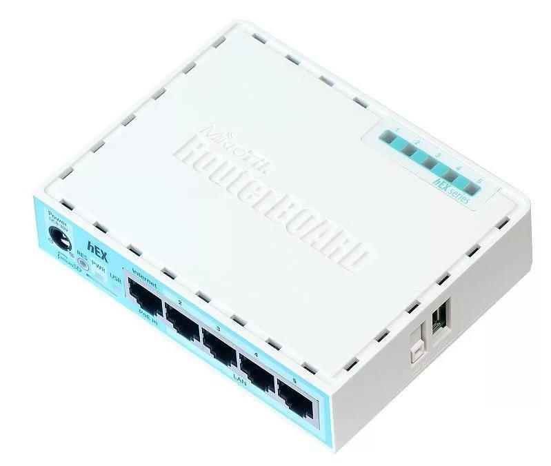 MikroTik hEX bekabelde router – 5 Gigabit-poorten – RB750GR3