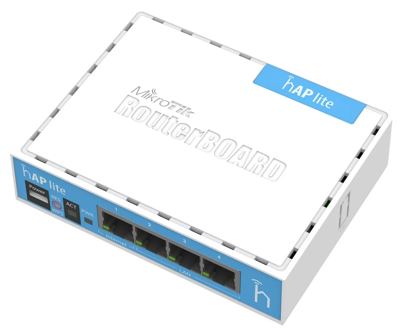 MikroTik hAP lite WiFi 4-router/access point – 2,4 GHz – RB941-2nD