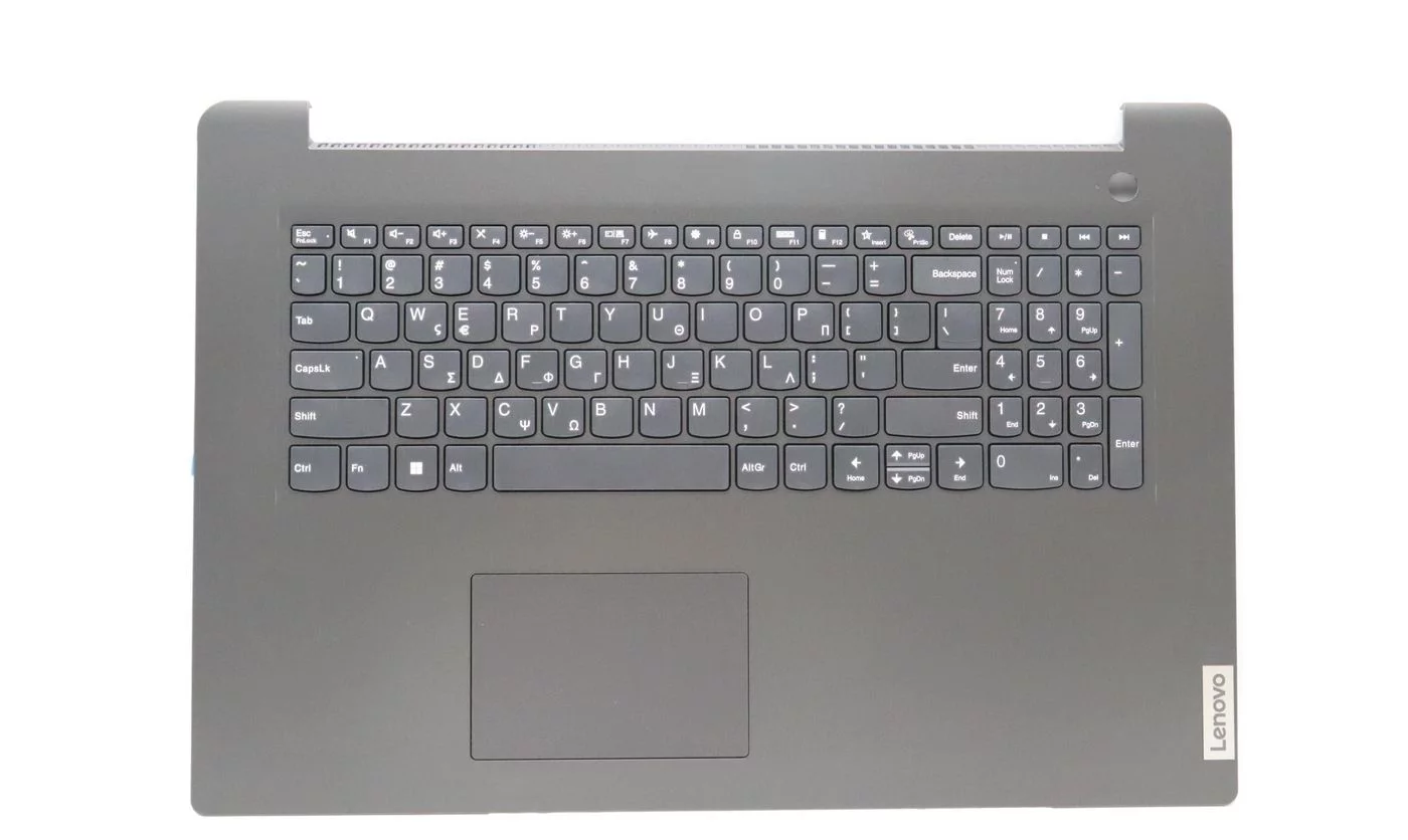 Lenovo V17 G3 IAP toetsenbord met bovenbehuizing – Grieks, met vingerafdruklezer – 5CB1J02926