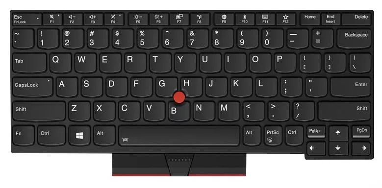 Lenovo ThinkPad geïntegreerd toetsenbord – Duits QWERTZ met TrackPoint – 01YP012