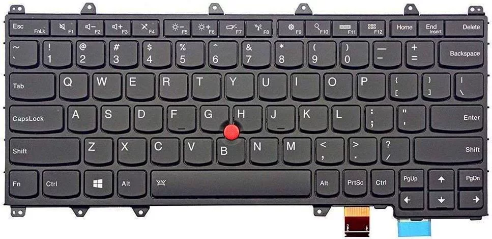 Lenovo ThinkPad Yoga 370 intern toetsenbord – Nordic, zwart – 01AV715
